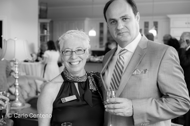 Ruth Sovronsky with HSO concertmaster Lenny Sigal.